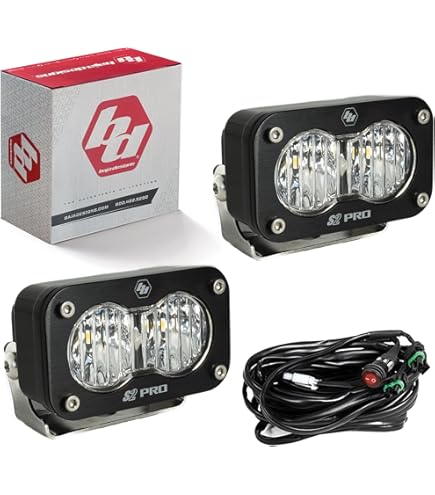 Amazon.com: Baja Designs S2 Pro Black LED Auxillary Light Pods